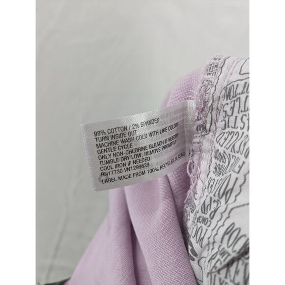 Wild Fable ALine‎ Jean Shorts Super High Rise Pleated Lavender Purple 6 Casual - Picture 8 of 9